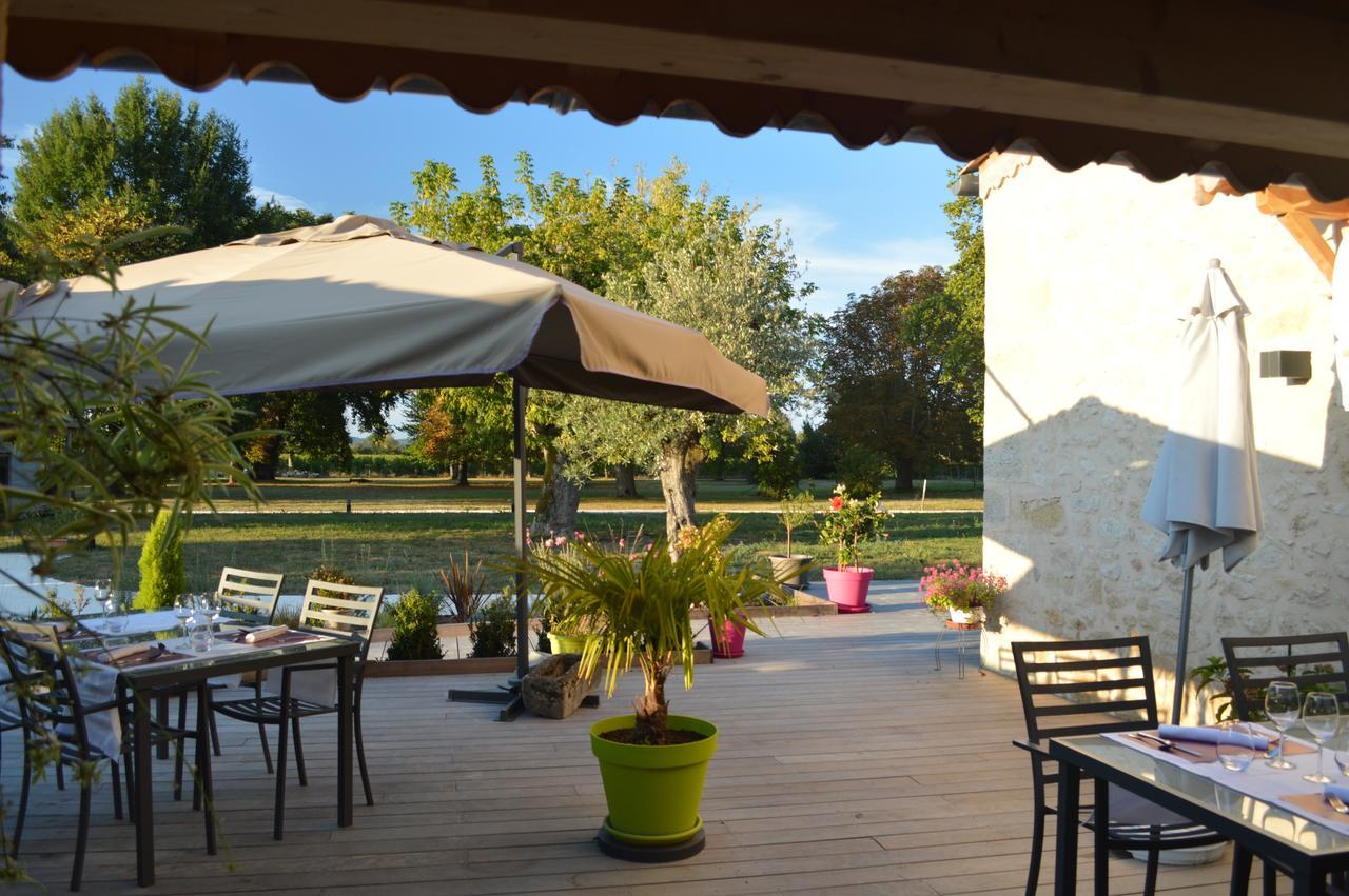 Logis- Hotel Spa Restaurant L'Epicurial Saint-Pey-de-Castets Eksteriør billede